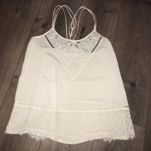 Express Lace and Beaded Top